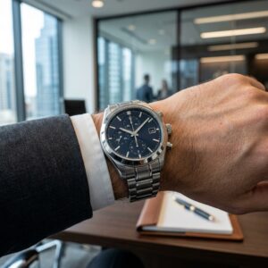 Luxury Stainless Steel Wrist Watch